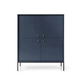 granatowa-komoda-4-drzwiowa-104cm-monika