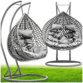 fotel-wiszacy-rosai-dwuosobowy-kosz-kokon-premium-szary-premium-gruby-splot