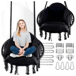 czarne-bocianie-gniazdo-hustawka-ogrodowa-poduszka-2x-zestaw-montazowy