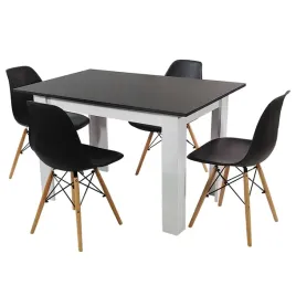 zestaw-stol-modern-120-bw-i-4-krzesla-milano-czarne