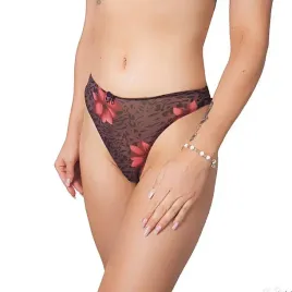 stringi-damskie-seksowne-kwiaty-wyzszy-stan-bs001572-fioletowy-m