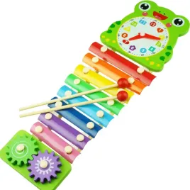 cymbalki-drewniane-zaba-zabawka-dla-dzieci-zegar