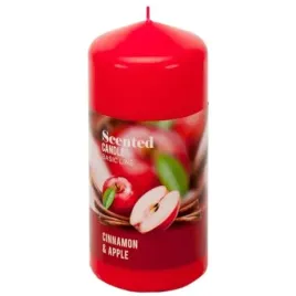 swieca-pienkowa-zapachowa-scented-cynamon-i-jablko-czerwona-bartek