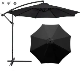 poszycie-parasola-ogrodowego-8-ramion-300cm-czarne