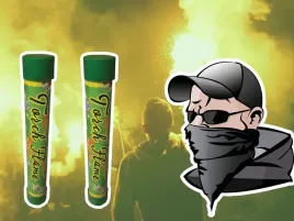 flara-raca-meczowa-zielona-green-torch