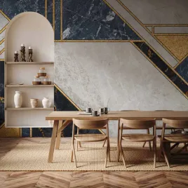 fototapeta-350x245-wodoodporna-wzor-wyrazisty-w-zlocie-i-granacie