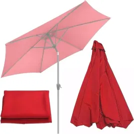 poszycie-wymienne-material-parasola-ogrodowego-8-ramion-300cm-czerwone