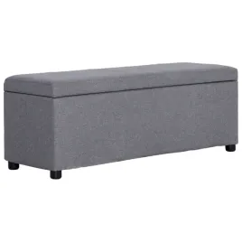 lawka-ze-schowkiem-116-cm-jasnoszara-poliester