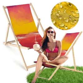 lezak-drewniany-pomaranczowo-bordowy-bukowy-ogrodowy-balkonowy-plazowy