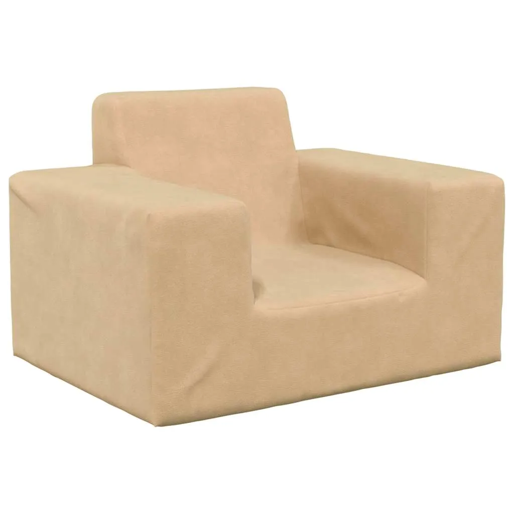 sofa-dziecieca-kremowa-miekki-plusz-stan-nowy