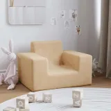 sofa-dziecieca-kremowa-miekki-plusz-stan-nowy
