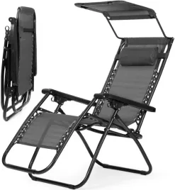 lezak-ogrodowy-plazowy-szary-z-daszkiem-wodoodporny-skladany-multigarden