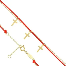 bransoletka-blueberry-czerwony-sznurek-podwojna-krzyze