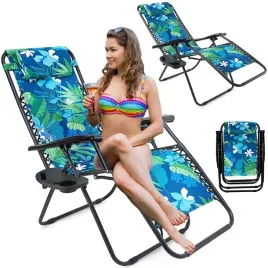 lezak-skladany-zero-gravity-plazowy-2w1-fotel-ogrodowy-camp-kwiaty-gratis