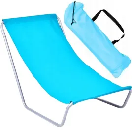 lezak-turystyczny-fotel-plazowy-skladany-ogrodowy-na-balkon-taras-blekitny