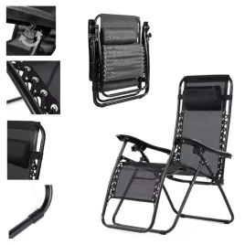 lezak-skladany-zero-gravity-czarny-ogrodowy-lekki-z-poduszka-regulacja