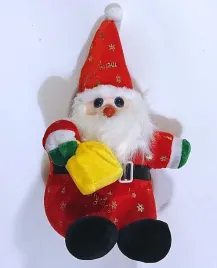 mikolaj-gwiazdor-z-prezentem-figurka-maskotka-25cm-ozdoba-swiateczna