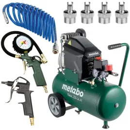 kompresor-24l-8bar-metabo-basic-250-24w-akcesoria