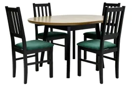 okragly-rozkladany-stol-stol-4-krzesla-komplet