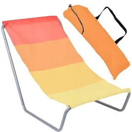 lezak-turystyczny-fotel-plazowy-skladany-pomarancz-korbi