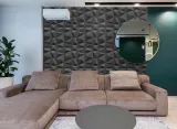 panele-scienne-czarne-kasetony-3d-diament-wykonczenie-mat