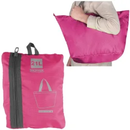 rozowa-torba-podrozna-do-samolotu-na-zakupy-dunlop-21l-pojemna-skladana