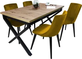 stol-jersey-1-rozkladany-dab-loft-4-krzesla-kt-61-skandynawskie-ribes