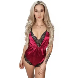 zmyslowa-pizama-kombinezon-satyna-koronka-bordo-bs002333-bordowy-s-m