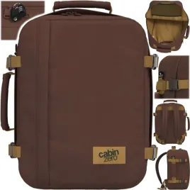 plecak-torba-cabinzero-mini-bagaz-podreczny-samolotu-belgian-chocolate-28l