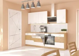 meble-kuchenne-artisan-bialy-polysk-250cm-7-szafek-blat