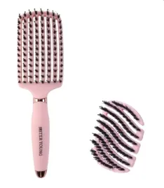 zestaw-szczotka-do-wlosow-z-wlosiem-z-dzika-i-mala-do-torebki-rozowa