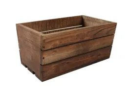 mala-brazowa-drewniana-skrzynka-na-kwiaty-i-ziola-balkonowka-30x18x15-cm