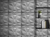 panele-scienne-szare-kasetony-3d-diament-1m2-grubosc-3-mm