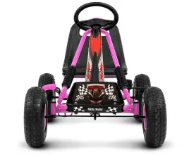 gokart-milly-mally-thor-rozowy-na-pedaly-sportowy-design-wysoka-jakosc