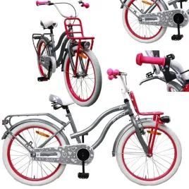 rower-dzieciecy-dla-dziewczynki-srebrno-rozowy-amigo-kolo-20-szary