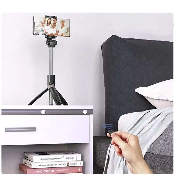kijek-selfie-stick-tripod-statyw-pilot-bluetooth-stan-nowy-rodzaj-selfie-stick