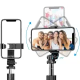 kijek-selfie-stick-tripod-statyw-pilot-bluetooth-stan-nowy-rodzaj-selfie-stick-kolor-czarny