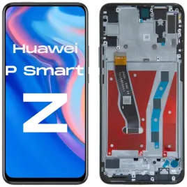 wyswietlacz-do-huawei-p-smart-z-lcd-stk-lx1-ekran-czarny-ramka
