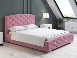 rozowe-lozko-lara-metalowy-podnosnik-160-x-200-cm