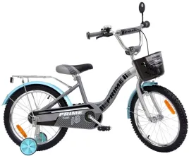 rower-dzieciecy-18-cali-prime-classic-grey-turquoise-koszyk-bagaznik