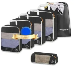 organizer-pokrowiec-do-walizki-czarny-8szt