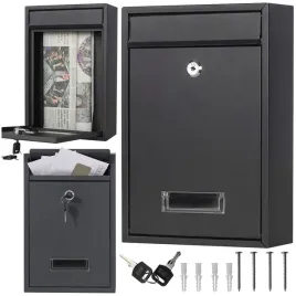 skrzynka-na-listy-pocztowa-stal-ocynkowana-antracyt-czarny-32x-215x-85cm