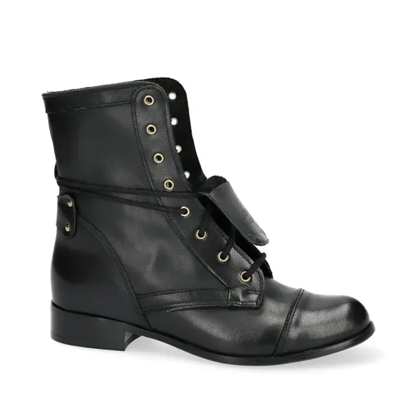 botki-workery-czarne-wiazane-37-stan-nowy