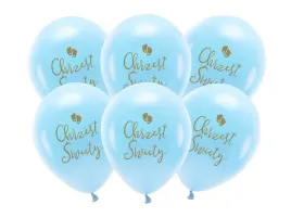 balony-eco-chrzest-swiety-blekit-33cm-6szt