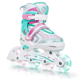 rolki-regulowane-raven-lia-plus-mint-34-37-kolka-led