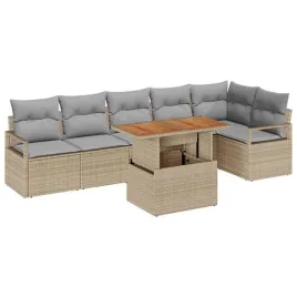 zestaw-do-jadalni-w-ogrodzie-z-poduszka-7-pcs-bezowy-i-szary
