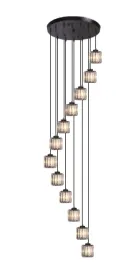 lampa-wiszaca-antresola-klatka-kubelki-czarna-12-kloszy-darmat-light-551