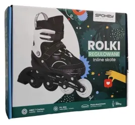 spokey-rolki-regulowane-38-41-lozyska-carbon-abec-7-aluminio-ploza-odblaski