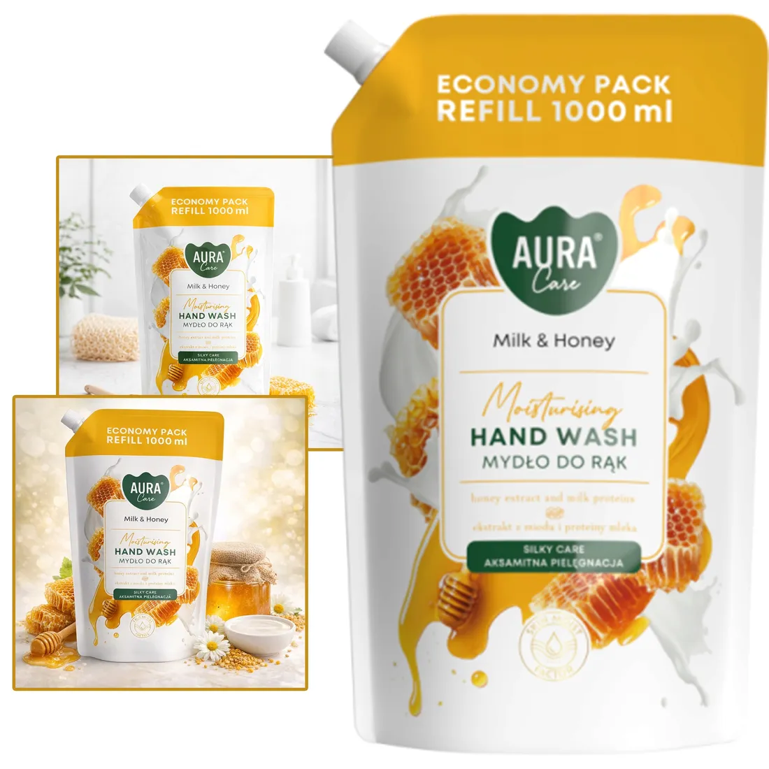 mydlo-do-rak-uzupelniajace-aura-care-ahw-002-006-z-mlekiem-i-miodem-1000ml-stan-nowy