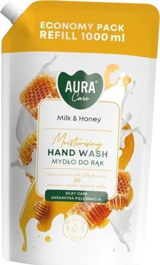 mydlo-do-rak-uzupelniajace-aura-care-ahw-002-006-z-mlekiem-i-miodem-1000ml